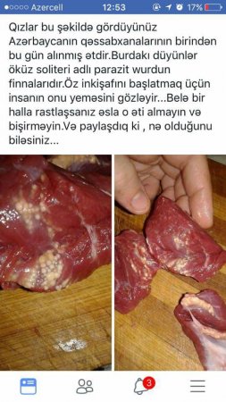 Bakıda satışda təhlükəli ət