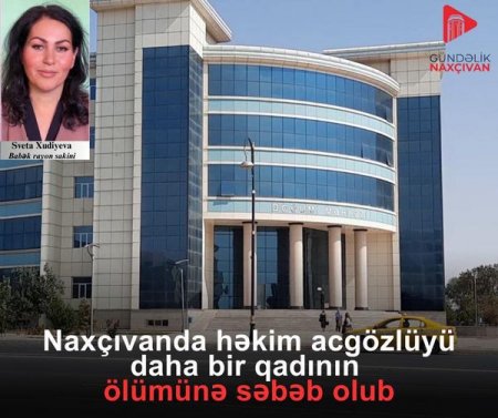 Rüşvət içində boğulan NAXÇIVAN SƏHİYYƏSİ...