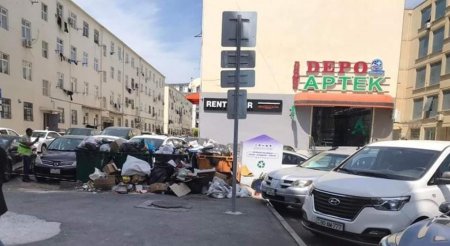 Nərimanovda “zibil dağları” yaradılıb... Nərimanovda “zibil dağları” yaradılıb...