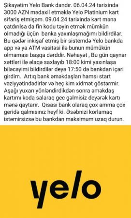 "Əsəbinizi korlamaq istəmirsizsə, bu bankdan uzaq durun"