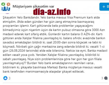 Vətəndaşın 3000 manatını RƏSMƏN OĞURLAYIBLAR...