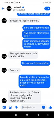 “Leo Bank”a güvənib Biləcəridən o yana da keçmək olmaz... “Leo Bank”a güvənib Biləcəridən o yana da keçmək olmaz...